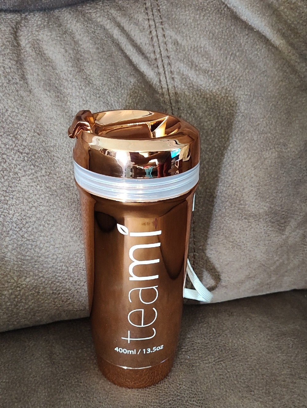Copper Travel Tea Infuser Bottle - 400ml